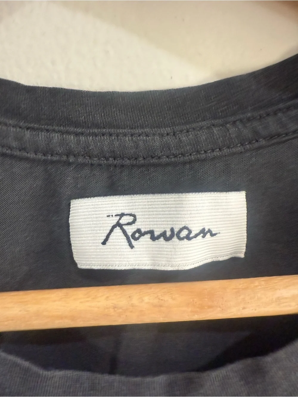 Riviera Washed Charcoal Gray Short Sleeve Tee